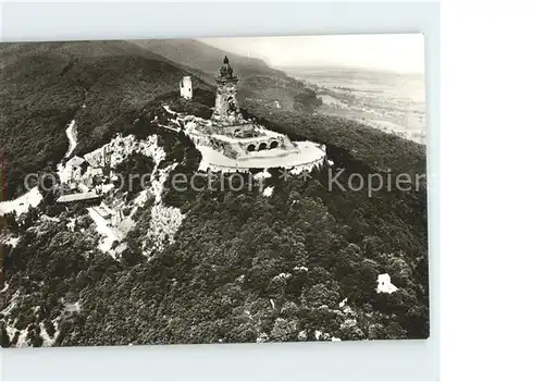 Kyffhaeuser Fliegeraufnahme Denkmal Kat. Bad Frankenhausen