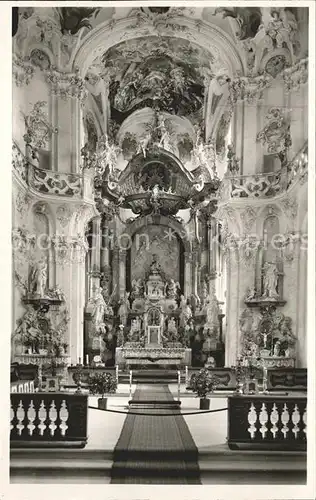 Birnau Klosterkirche Inneres Kat. Uhldingen Muehlhofen