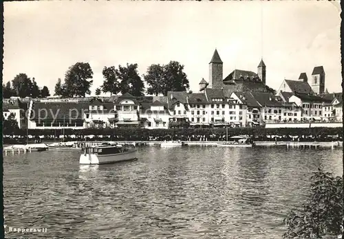 Rapperswil SG Faehre Schloss / Rapperswil SG /Bz. See-Gaster