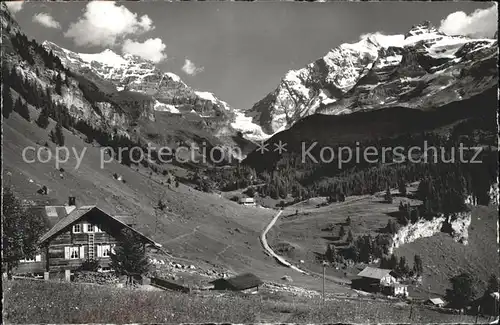 Kiental Naturfreundehaus Pension Golderli Buettlassen Bluemlisalp Kat. Kiental