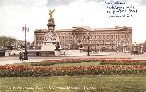 London Buckingham Palace Victoria Memorial Kat. City of London