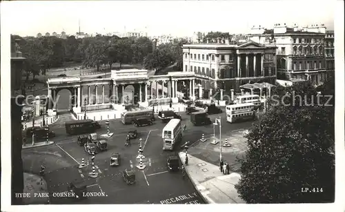 London Hyde Park Corner Kat. City of London