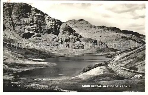Argyll Loch Restal Glencroe Kat. Stirling