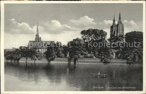 Breslau Niederschlesien Dominsel Kreuzkirche Kat. Wroclaw