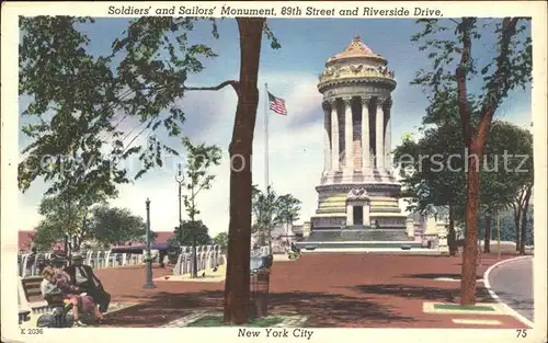 New York City Soldiers Sailors Monument Riverside Drive / New York /