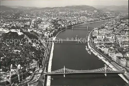 Budapest Fliegeraufnahme Kat. Budapest