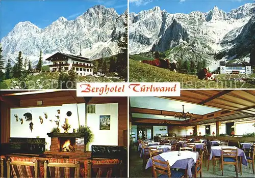 Ramsau Dachstein Steiermark Berghotel Tuerlwand  Kat. Ramsau am Dachstein