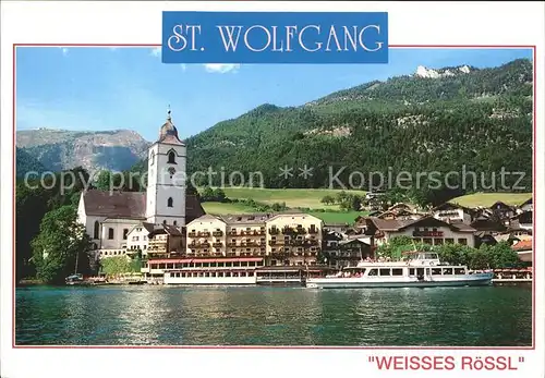 St Wolfgang Salzkammergut Weisses Roessl Kat. St. Wolfgang im Salzkammergut