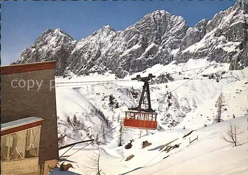 Ramsau Dachstein Steiermark Dachsteinseilbahn Talstation Torstein Mitterspitze Kat. Ramsau am Dachstein