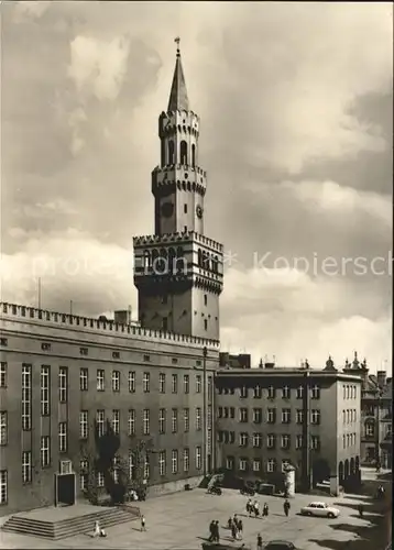 Opole Oberschlesien Ratusz siedziba Miejsiej Rady Nyrodowej Kat. Oppeln Oberschlesien