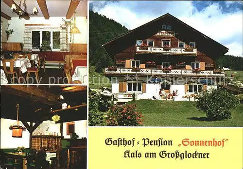 Grossglockner Gasthaus Pension Sonnenhof Kat. Oesterreich Kat. Heiligenblut