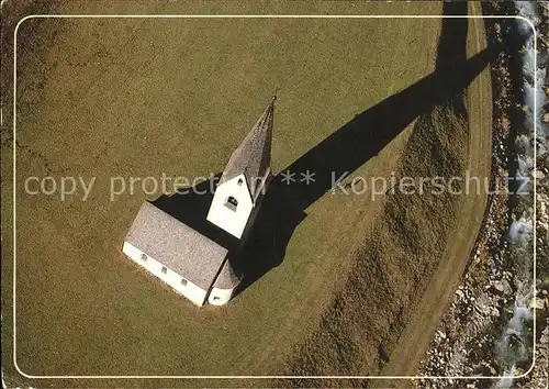 Kals Grossglockner Fliegeraufnahme Georgskirche Kat. Kals am Grossglockner