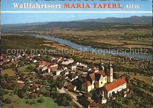 Maria Taferl Wallfahrtsort Fliegeraufnahme Kat. Maria Taferl Donau