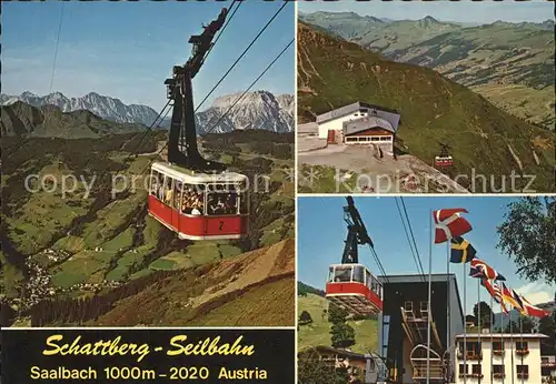 Saalbach Hinterglemm Schattberg Seilbahn Kat. Saalbach Hinterglemm