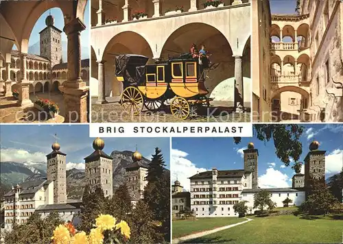 Brig Stockalpenpalast Postkutsche Kat. Brig