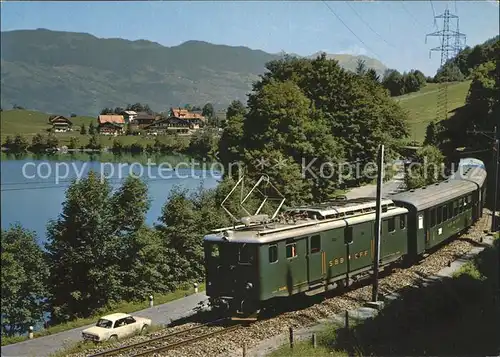 Kaiserstuhl Bruenigbahn mit Lungernsee Kat. Kaiserstuhl