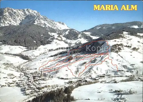 Maria Alm Steinernen Meer Skigebiet Kat. Maria Alm am Steinernen Meer