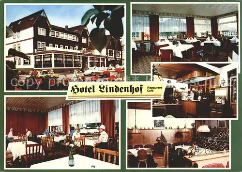 Bad Sachsa Harz Hotel Lindenhof Restaurant Kat. Bad Sachsa