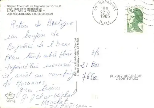 Morannes Hotel de la Terrasse Kat. Morannes