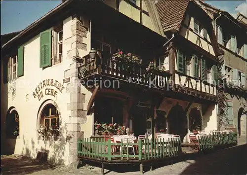 Riquewihr Haut Rhin Hotel Restaurant Jules Schmidt Kat. Riquewihr