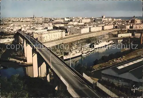 Brest Finistere Pont de l`Hartelair Kat. Brest