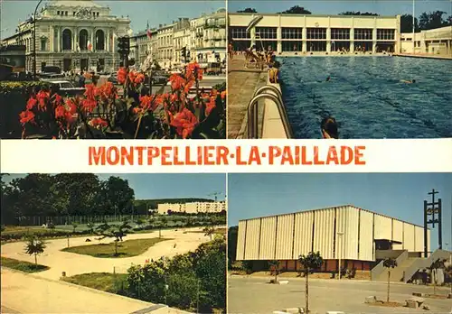 Montpellier Herault La Paillade Piscine Tennis Kat. Montpellier