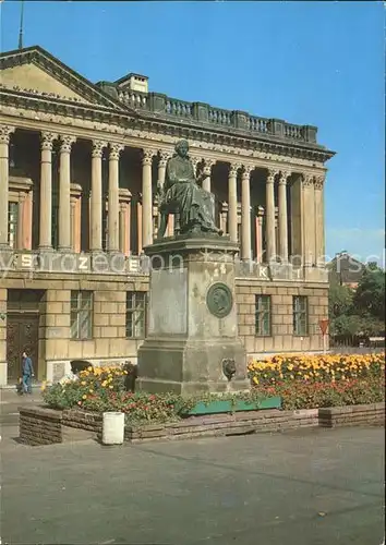 Poznan Posen Biblioteka Raczynskich i pomnik Higier Kat. Poznan