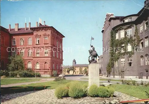 Szeged Rerrich Platz St Georgs Denkmal Kat. Szeged