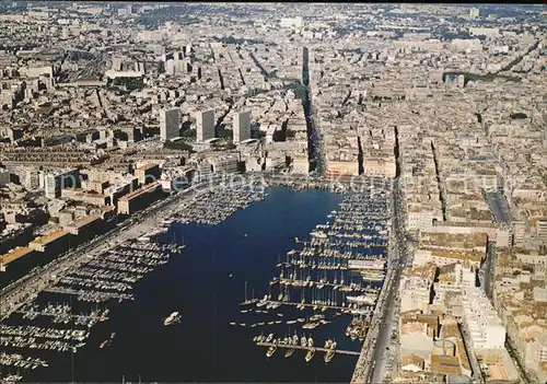 Marseille Vue aerienne sur le Vieux Port Kat. Marseille