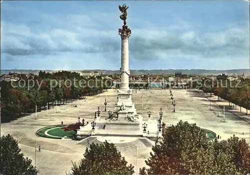 Bordeaux Place des Quinconces Monument des Girondins Kat. Bordeaux