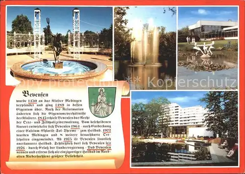 Bad Bevensen Kur Heilbad Brunnen Fontaine Kurhaus Kat. Bad Bevensen