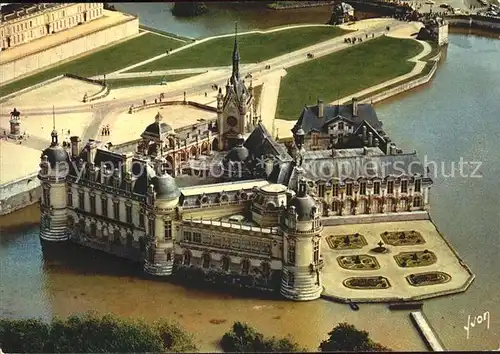 Chantilly Chateau de Chantilly Vue aerienne Kat. Chantilly