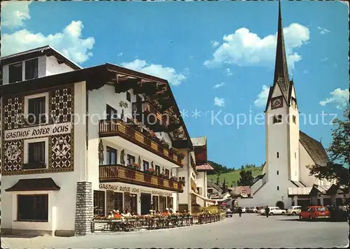 Abtenau Marktplatz Kirche Kat. Abtenau