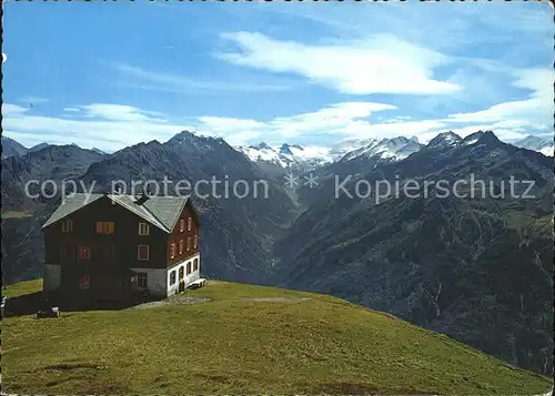 Neukirchen Grossvenediger Wldkogelhaus mit Hohen Tauern Kat. Neukirchen am Grossvenediger