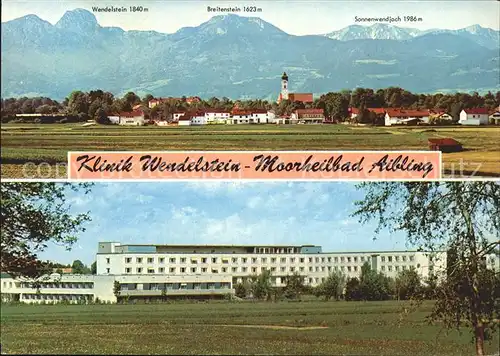 Bad Aibling Klinik Wendelstein Panorama Kat. Bad Aibling