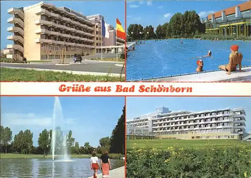Bad Schoenborn Sigmund Weil Klinik Schwimmbad Fontaene Kat. Bad Schoenborn