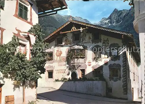 oetz Tirol Gasthof Stern Kat. Oetz oetztal