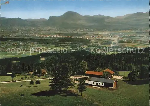 Piding Neubichler Alm mit Salzburg und Gaisberg Kat. Piding