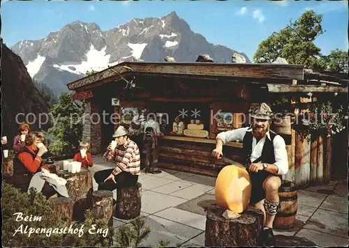 Hinterriss Tirol Die Kasalm in der Eng Alpengasthof Kat. Vomp