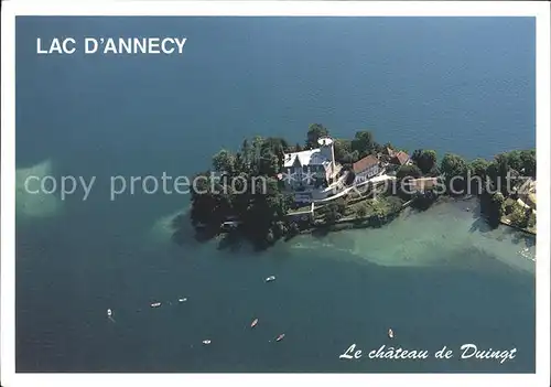 Annecy Haute Savoie Lac d Annecy Le chateau de Duingt Kat. Annecy