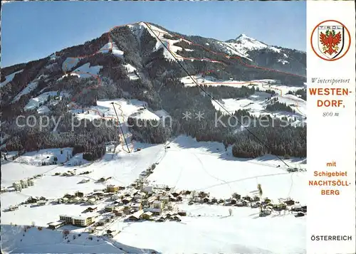 Westendorf Tirol mit Skigebiet Nachtsoellberg Kat. Westendorf