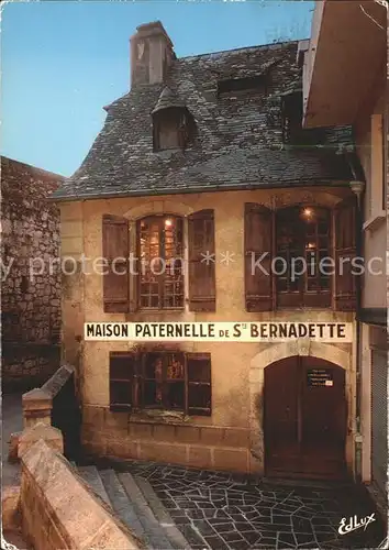 Lourdes Hautes Pyrenees Maison Paternelle de Ste Bernadette Kat. Lourdes