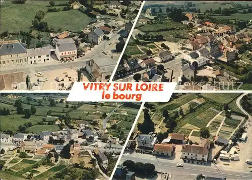 Vitry sur Loire Le Bourg Bourbon Lancy Vue aerienne Kat. Vitry sur Loire