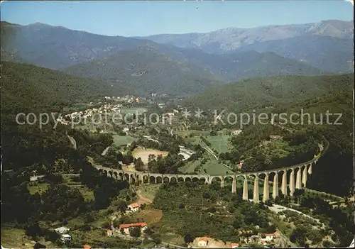 Chamborigaud Vue aerienne du Viaduc de la SNFC Kat. Chamborigaud