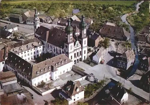 Ebersmunster Eglise Abbatiale et couvent Vue aerienne Kat. Ebersmunster