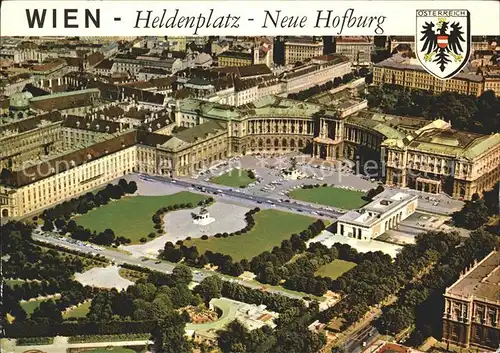 Wien Heldenplatz Neue Hofburg Fliegeraufnahme Kat. Wien