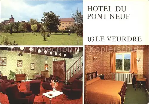 Le Veurdre Hotel du Pont Neuf Details Kat. Le Veurdre