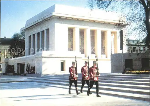 Sofia Sophia Mausoleum von Georgi Dimitroff Wache / Sofia /