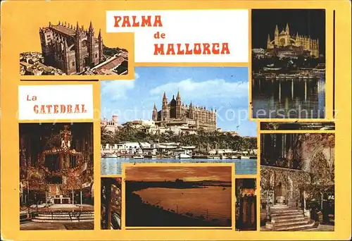 Palma de Mallorca La Catedral Teilansichten Kat. Palma de Mallorca