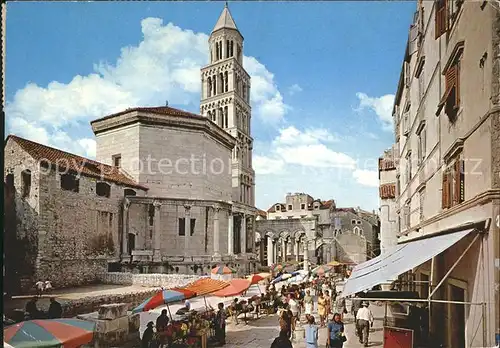 Split Spalato Markt Kirche Kat. Split